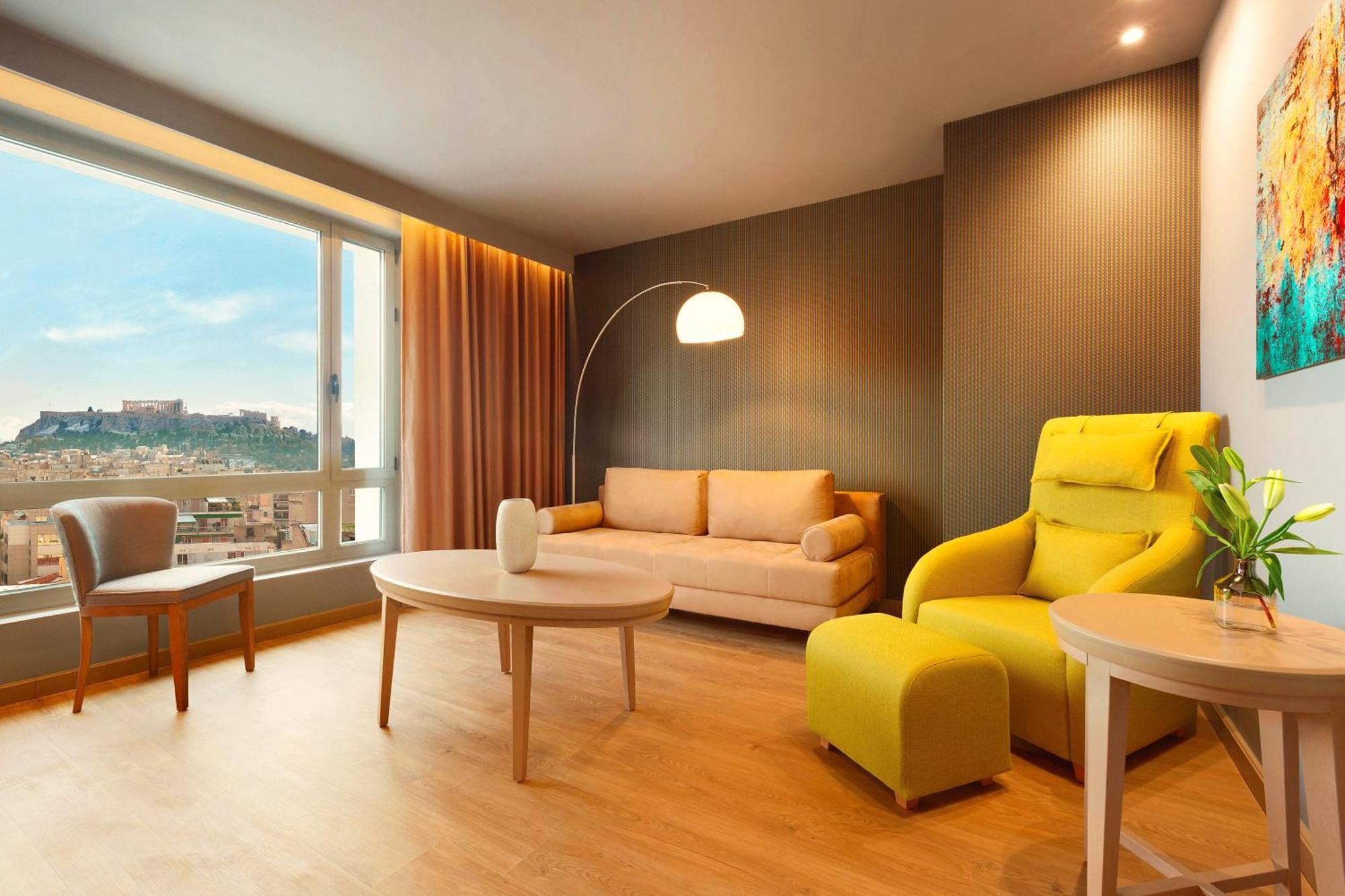 Executive Suite mit Blick auf die Akropolis